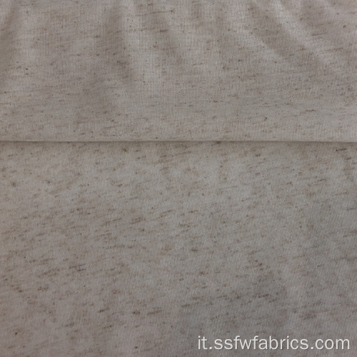 Tessuto in jersey di lino all&#39;ingrosso stile semplice lavorato a maglia
